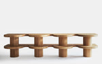 Hommage Oblong Dining Table – White Stained Oak